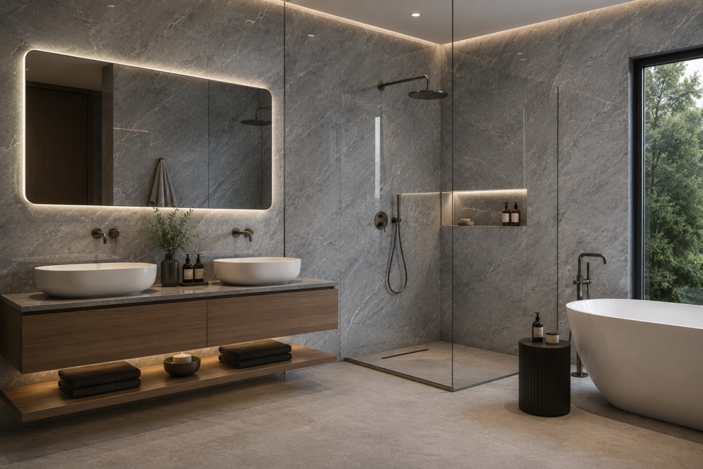 Rivestimento Murale - Wall Maxi Marmo Glossy GRIGIO, foto 2 di 4